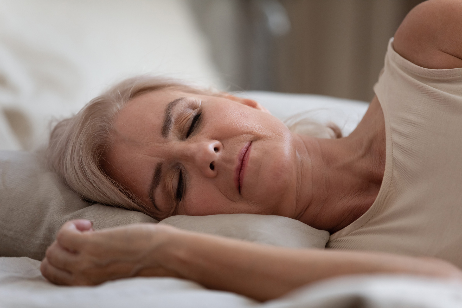 Woman sleeping